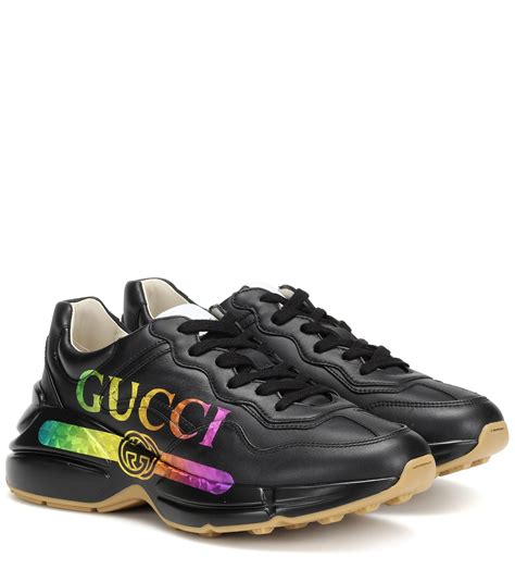 rhyton gucci black snakeskin.